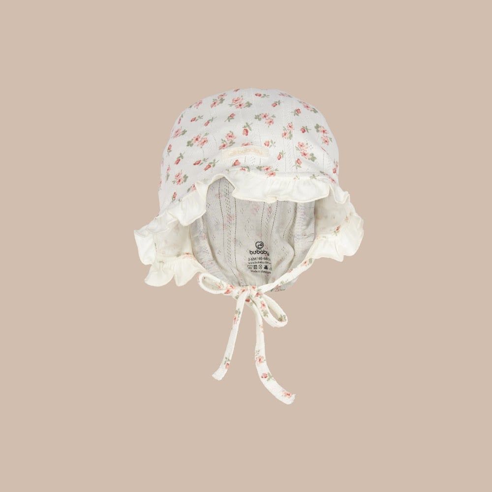 Mũ  Bonnet viền bèo Siro Jacquard - ACT194308