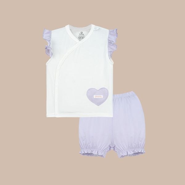  Body đùi ngắn tay cài giữa Little Sunshine - IVS2302LS 