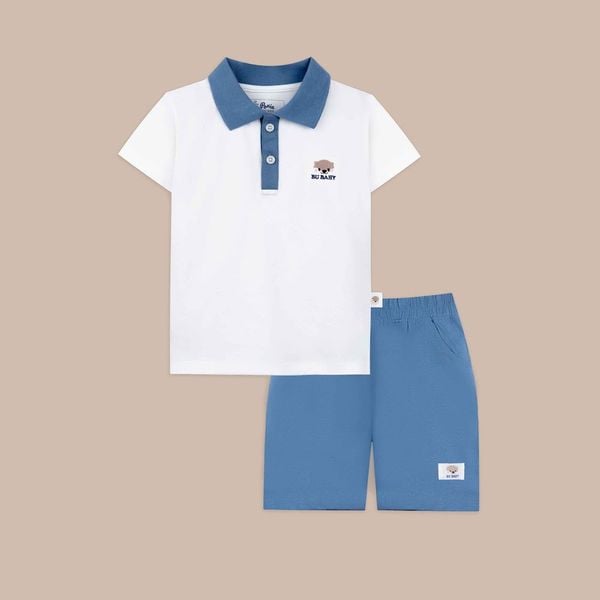  Bộ dài tay Pyjamas cổ bèo - BBB1102CB 