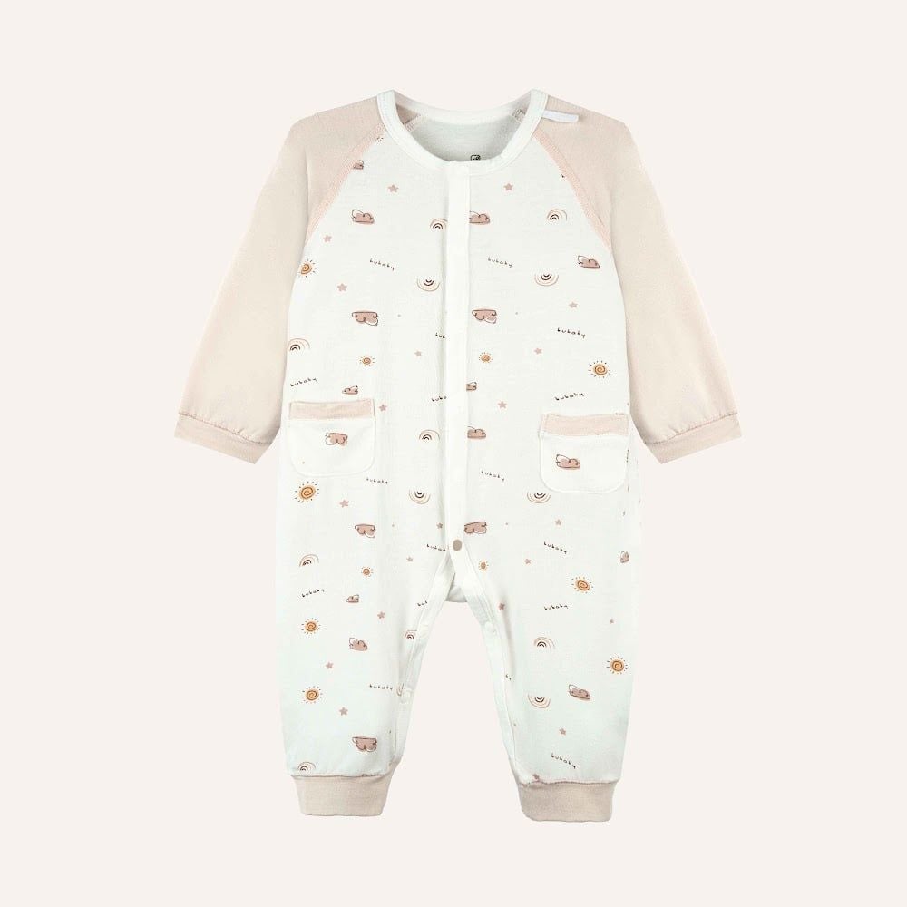 Body dài tay cài giữa Little Rainbow - IVS2102LR