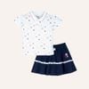 Bộ ngắn tay cổ Polo kèm chân váy - PPN1303VY