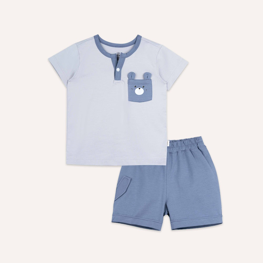 Bộ ngắn tay cổ trụ   - BBC130304