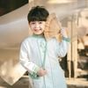 Áo dài linen bé trai Mã lộc xuân   - BLN3132LX