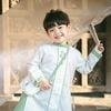 Áo dài linen bé trai Mã lộc xuân   - BLN3132LX