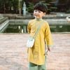 Áo dài linen bé trai Mã lộc xuân   - BLN3132LX