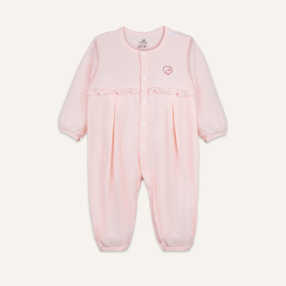 Body dài tay cài giữa bé gái   - BSR2102BG