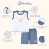 Bộ sát nách cổ tròn Little Sunshine - IBC1404LS
