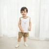 Bộ sát nách cổ tròn Little Sunshine - IBC1404LS