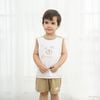 Bộ sát nách cổ tròn Little Sunshine - IBC1404LS