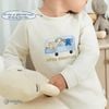 Bộ dài tay raglan cổ tròn nỉ bông Little Adventure - ICT110400