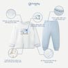 Bộ dài tay raglan cổ tròn nỉ bông Little Adventure - ICT110400