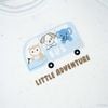 Bộ dài tay raglan cổ tròn nỉ bông Little Adventure - ICT110400
