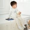 Bộ dài tay raglan cổ tròn nỉ bông Little Adventure - ICT110400