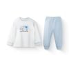 Bộ dài tay raglan cổ tròn nỉ bông Little Adventure - ICT110400
