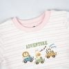 Bộ dài tay  cổ tròn nỉ bông Little Adventure - ICT110401