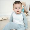 Bộ dài tay cài vai logo Bubaby - IVS110128