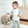 Bộ dài tay cài vai logo Bubaby - IVS110128