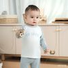 Bộ dài tay cài vai logo Bubaby - IVS110128