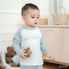 Bộ dài tay cài vai logo Bubaby - IVS110128