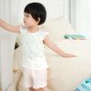 Bộ ngắn tay cổ tròn bèo vai   - IVS130400