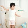 Bộ ngắn tay cổ tròn bèo vai   - IVS130400