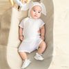 Bộ ngắn tay cài chéo Little Sunshine in nấm và sư tử nhí - IVS1308LS