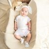 Bộ ngắn tay cài chéo Little Sunshine in nấm và sư tử nhí - IVS1308LS