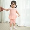 Bộ ngắn tay cài sau bé gái - IVS1310BG