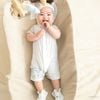 Body đùi ngắn tay cài giữa Little Sunshine - IVS2302LS
