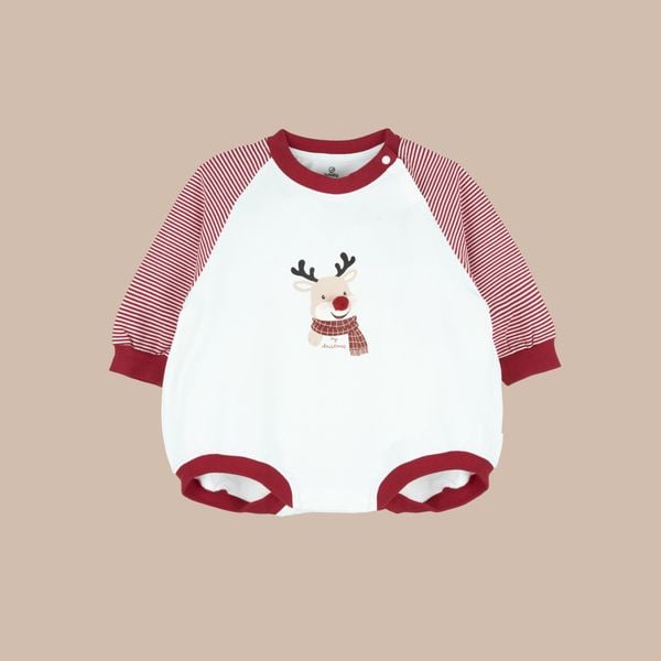  Body dài tay cài chéo  tai gấu - BCT210802 