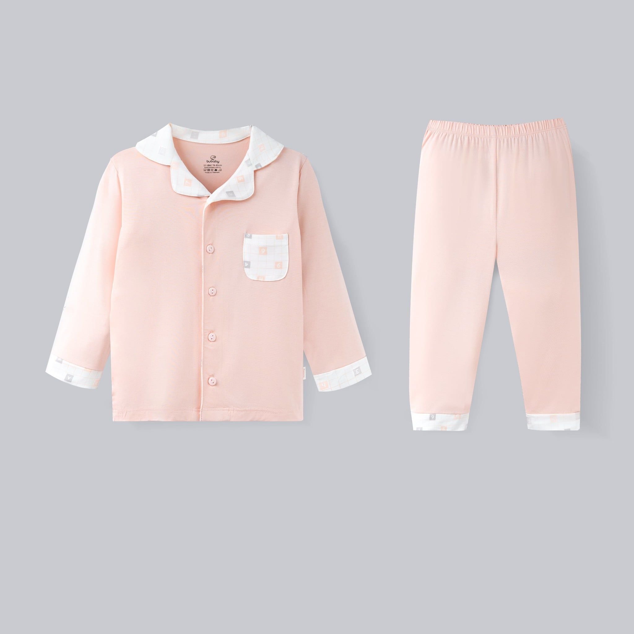 Bộ Pyjamas dài tay  Soft World - SBB110203
