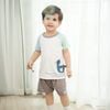 Bộ ngắn tay cổ tròn in vịt con   - SBB1304VC