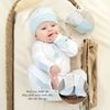 Body dài tay cài giữa bé trai  Little Rainbow - SBB2102BT