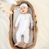 Body dài tay cài giữa bé trai  Little Rainbow - SBB2102BT
