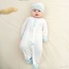 Body dài tay cài giữa bé trai  Little Rainbow - SBB2102BT