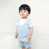 Bộ ngắn tay cài giữa phối đáp cổ - SBB130234