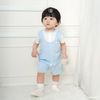 Bộ ngắn tay cài giữa phối đáp cổ - SBB130234