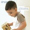 Bộ ngắn tay cổ tròn logo Bu Baby - SBC130401