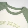 Bộ ngắn tay cổ tròn logo Bu Baby - SBC130401