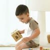 Bộ ngắn tay cổ tròn logo Bu Baby - SBC130401
