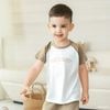 Bộ ngắn tay cổ tròn logo Bu Baby - SBC130401