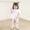 Bộ ngắn tay cổ tròn logo Bu Baby - SBC130428