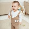 Bộ dài tay cài thẳng Giả vest Jacquard - SCT1102VE
