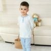 Bộ dài tay cổ trụ  Jacquard - SCT110301