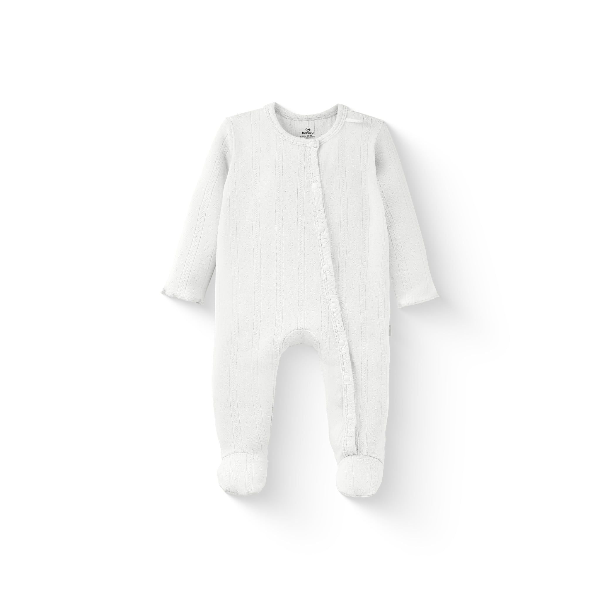 Body dài tay cài chéo liền tất Jacquard - SCT2108LT