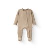 Body dài tay cài chéo liền tất Jacquard - SCT2108LT