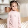 Bộ dài tay cao cổ thêu hoa - SVC110901