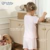 Bộ ngắn tay cổ tròn  nơ ngực bé gái - SVS1304BG