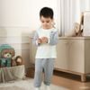 Bộ dài tay cài vai Túi ngực Tinny Bunny - SVS1101TN