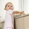 Bộ ngắn tay cổ tròn  nơ ngực bé gái - SVS1304BG